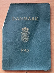 Paszport Dania 1974r