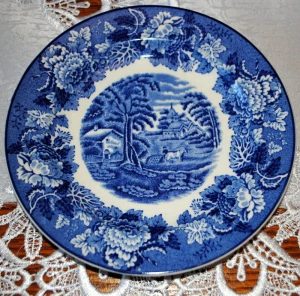 Talerzyk - Stara Angielska porcelana Enoch Woods English Scenery